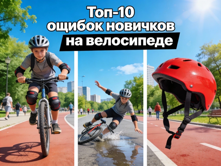 Топ-10 ошибок новичков на велосипеде и как их избежать