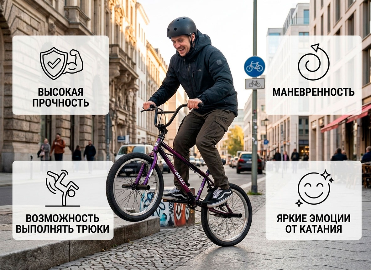 Plyusy i minusy BMX