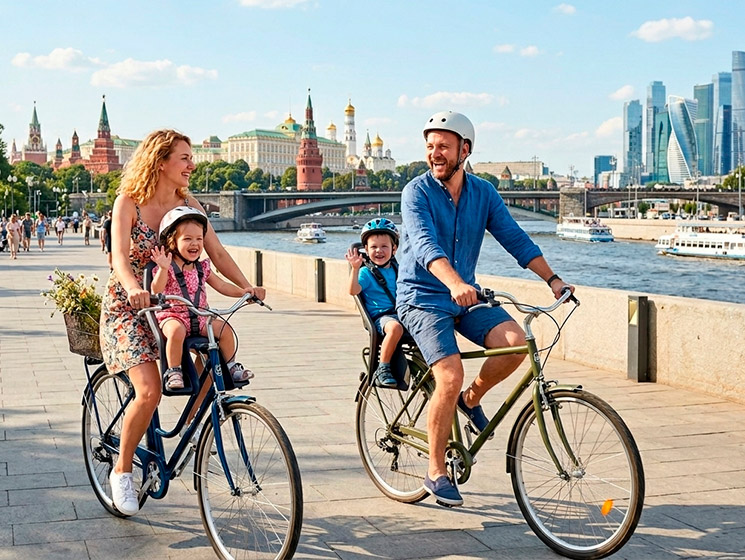 Семейный велосипед для города
